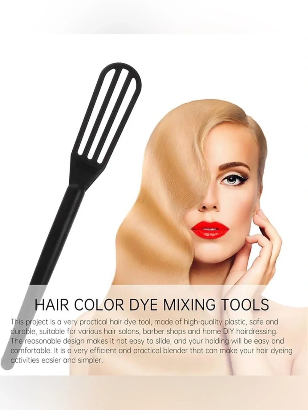5for$10 Plastic Hair Coloring Mixer Hair Color Whisks Dye 5pc